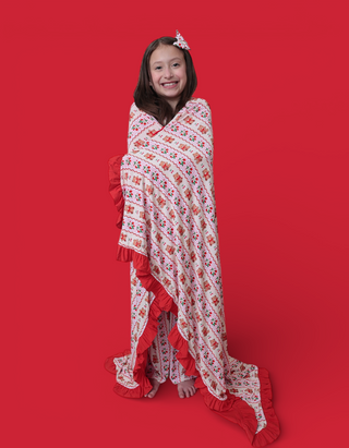 BERRY BEAR BLISS DREAM RUFFLE BLANKET