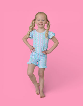 WHIMSY TULIP DREAM RUFFLE SHORT SET