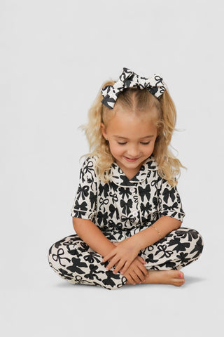 NEUTRAL BOWS DREAM GIRL'S FLARE SET