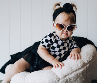 OREO CHECKERS DREAM TUTU BODYSUIT DRESS