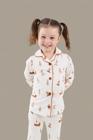 COZY CHALET DREAM GIRL'S FLARE SET