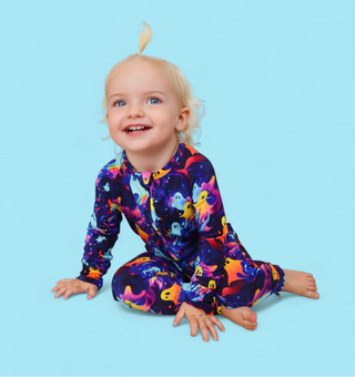 GLOWIN' GHOSTIES DREAM ROMPER