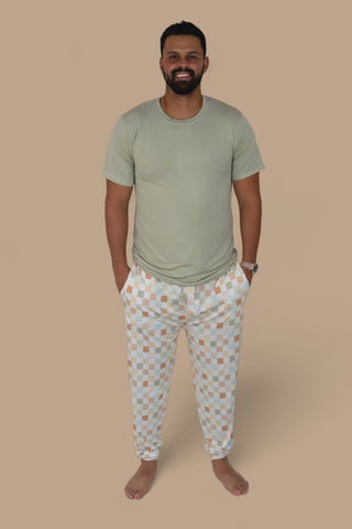 MUTED CHECKERS MEN'S DREAM JOGGER SET