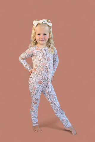 AUTUMN BLOSSOM DREAM RUFFLE ROMPER