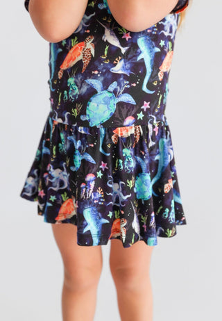 MIDNIGHT REEF DREAM BODYSUIT DRESS