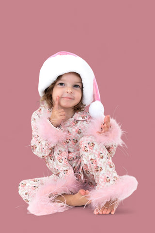 SANTA BABY CHECKERS GIRL’S FLARE FEATHERED DREAM SET