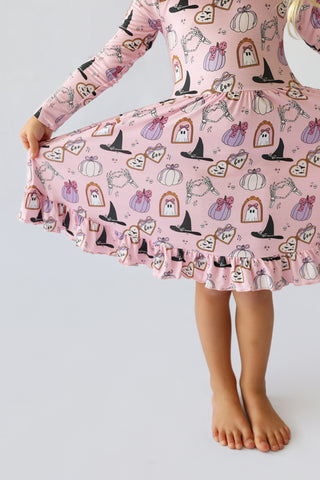 PRETTY LITTLE HAUNTS DREAM RUFFLE DRESS