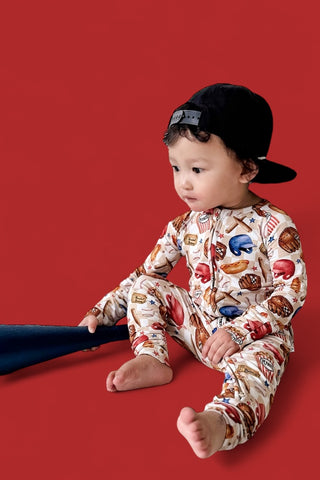 TAKE ME OUT TO THE BALL GAME DREAM ROMPER