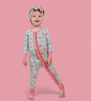 COASTAL COWGIRL DREAM RUFFLE ROMPER