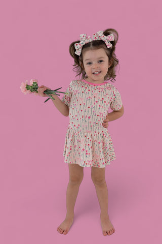 BLOOMS & BOWS DREAM BODYSUIT DRESS