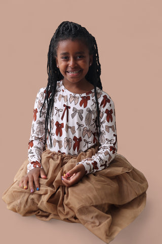 FALL FANCY LONG SLEEVE DREAM TUTU DRESS