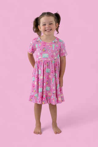 GLAMOUR MAGIC DREAM RUFFLE DRESS