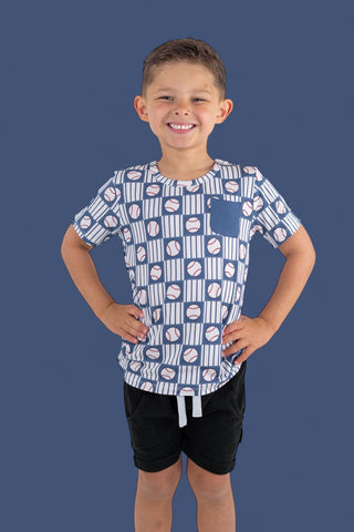 GRAND SLAM GRID DREAM POCKET TEE