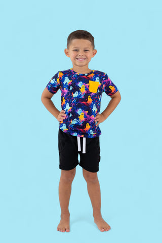 GLOWIN' GHOSTIES DREAM POCKET TEE