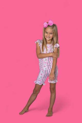 BOO AND BOWS DREAM RUFFLE SHORT SET