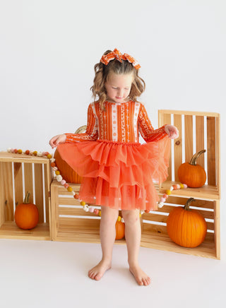 PUMPKIN PATCH BOWS DREAM TUTU DRESS