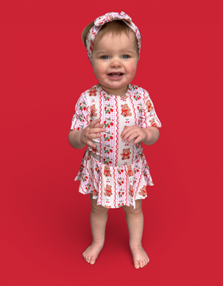 BERRY BEAR BLISS DREAM BODYSUIT DRESS