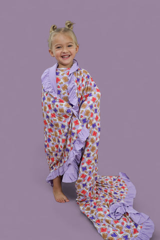 EXCLUSIVE PEANUT BUTTER JELLY TIME DREAM RUFFLE BLANKET