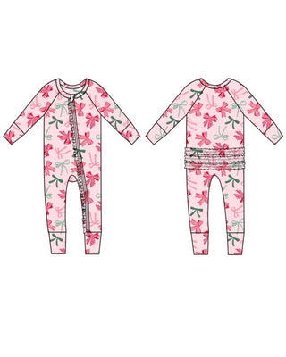 PRE-ORDER BOW & BRIGHT DREAM RUFFLE ROMPER SHIPS 10/4-10/11
