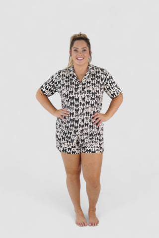 NEUTRAL BOWS SHORT SLEEVE WOMEN’S DREAM SHORT SET