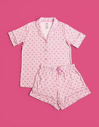 VINTAGE CHERRY CHARM WOMEN’S DREAM SHORT SET