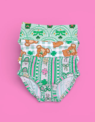 LUCKY RAINBOW RIBBONS DREAM GIRL'S BRIEF SET