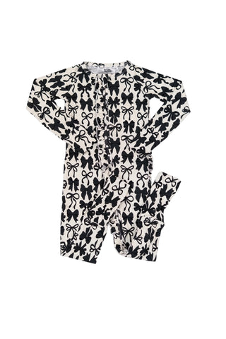 NEUTRAL BOWS DREAM RUFFLE ROMPER