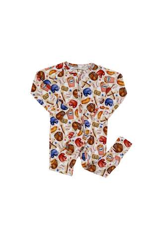 TAKE ME OUT TO THE BALL GAME DREAM ROMPER