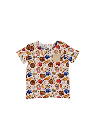 TAKE ME OUT TO THE BALL GAME DREAM POCKET TEE