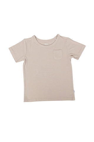 TOTALLY TAN RIB DREAM POCKET TEE