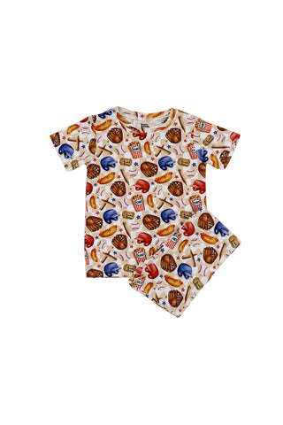 TAKE ME OUT TO THE BALL GAME DREAM SHORT SET