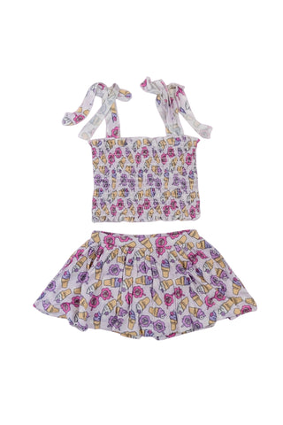 SWEET SUMMER DREAM SMOCKED SKORT SET