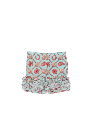 COASTAL COWGIRL DREAM RUFFLE SHORTS