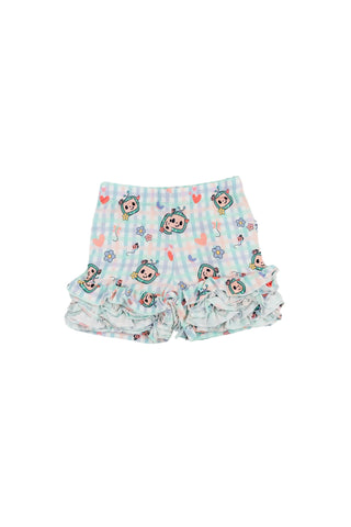 Dream Big Little Co x CoComelon SPRINGTIME MELON DREAM RUFFLE SHORTS