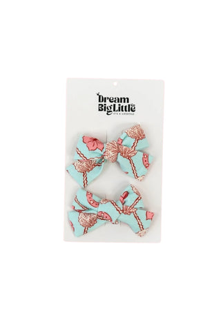 COASTAL COWGIRL DREAM BOW HAIR CLIPS