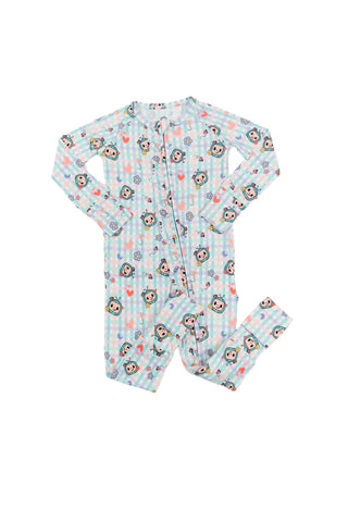 Dream Big Little Co x CoComelon SPRINGTIME MELON DREAM RUFFLE ROMPER