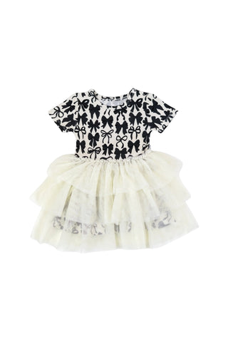 NEUTRAL BOWS DREAM TUTU DRESS