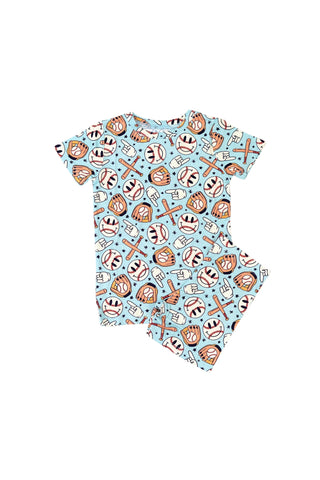 BASEBALL SMILEY DREAM SHORT SET