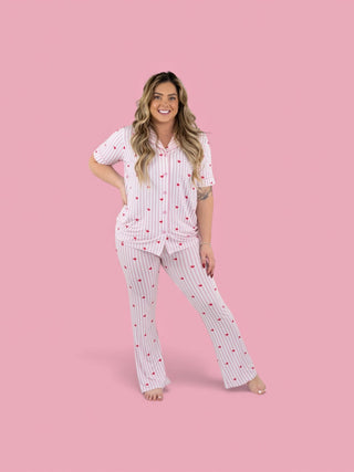 SWEETHEART STRIPES WOMEN'S DREAM FLARE SET