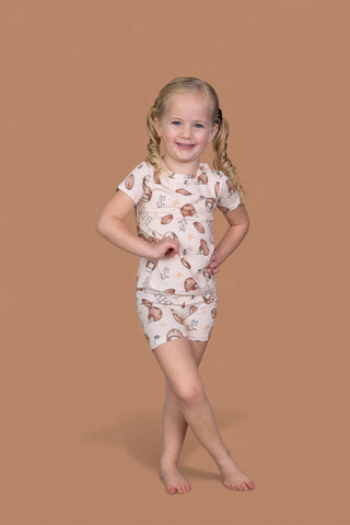 TINY TOUCHDOWN DREAM SHORT SET