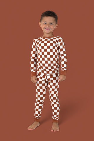 COPPER CHECKERS DREAM SET