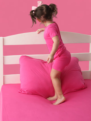 HOT PINK DREAM TWIN SHEET SET