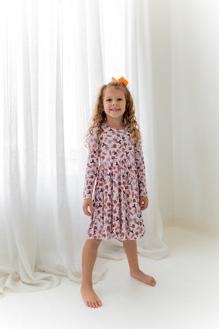 EXCLUSIVE BLAKELY'S MAGICAL HALLOWEEN DREAM RUFFLE DRESS