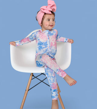 COTTON CANDY TIE DYE DREAM ROMPER