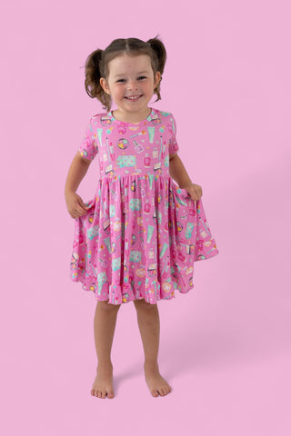 GLAMOUR MAGIC DREAM RUFFLE DRESS