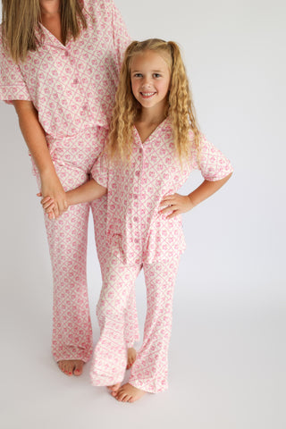 VINTAGE CHERRY CHARM DREAM GIRL'S FLARE SET