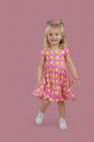 RADIANT SMILES DREAM RUFFLE DRESS