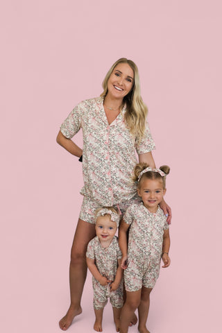 VICTORIAN BLOOM WOMEN’S DREAM SHORT SET