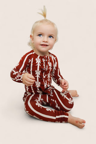 MISTLE-BOWS DREAM RUFFLE ROMPER