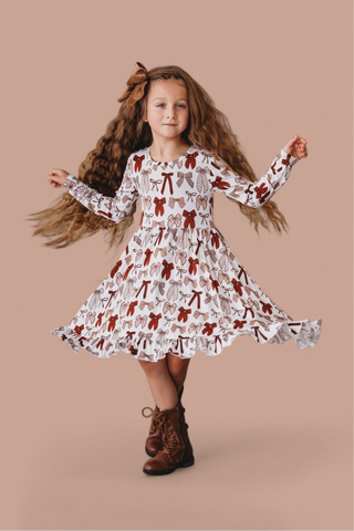 FALL FANCY DREAM RUFFLE DRESS